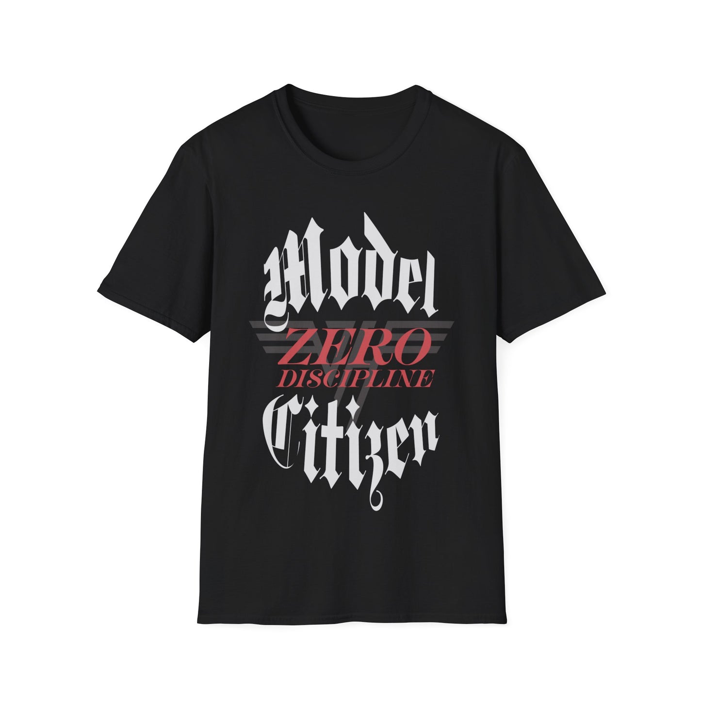 Van Halen 1984 Panama "Model Citizen Zero Discipline" BLACK Tee Sz. S to 3XL