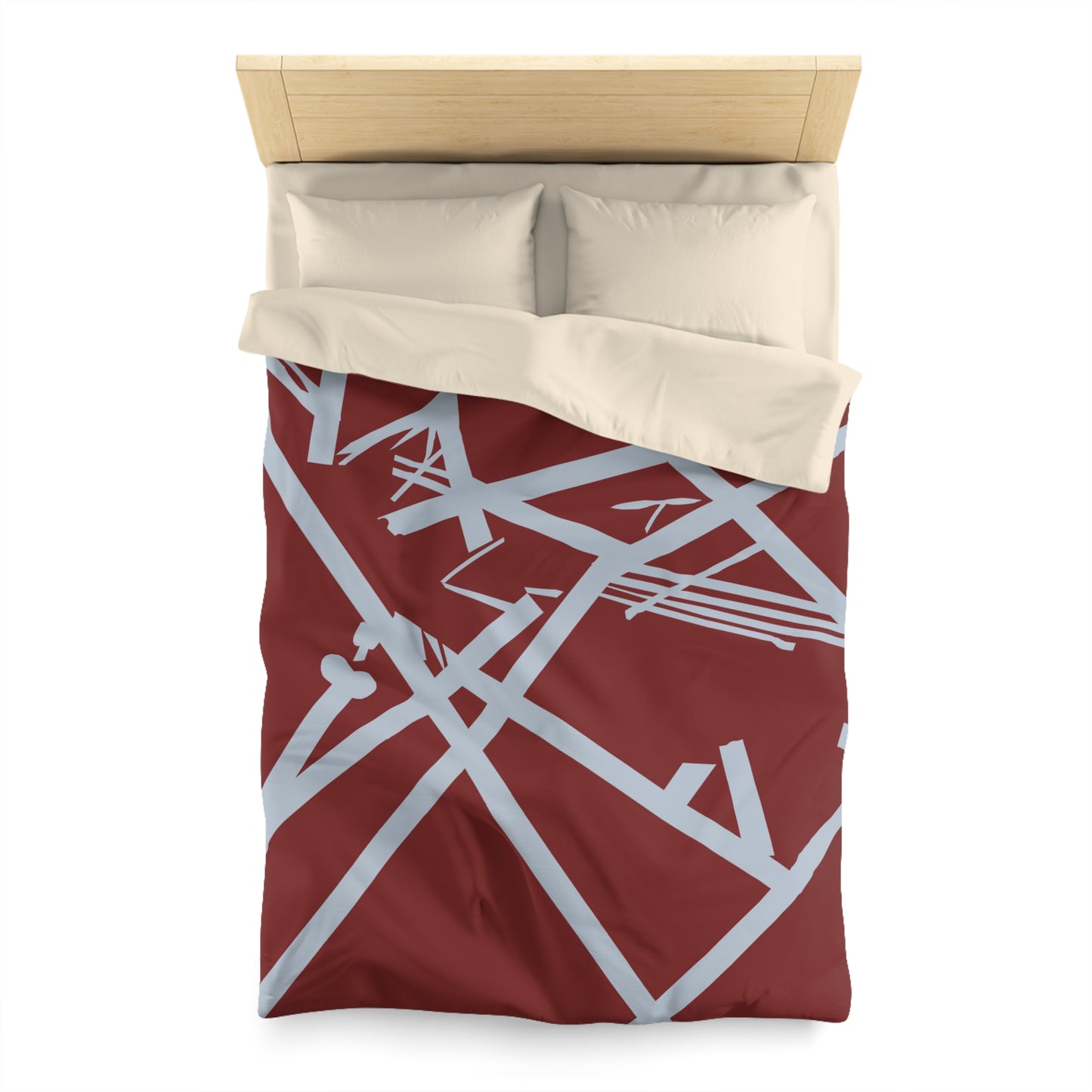 Van Halen Eddie Van Halen THE SHARK Duvet Cover