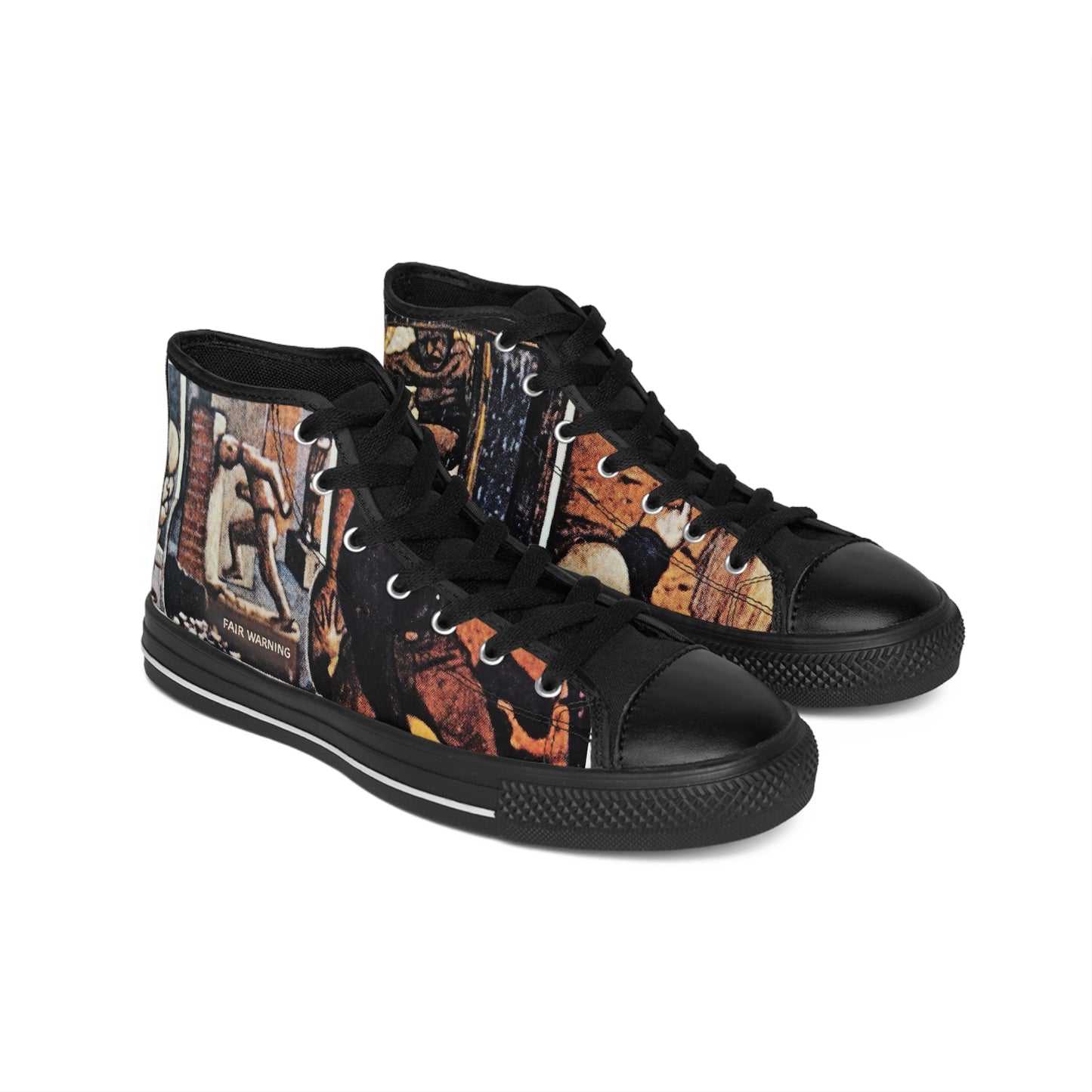 Van Halen 1981 Fair Warning Men's High-top Sneakers Sz 8-14
