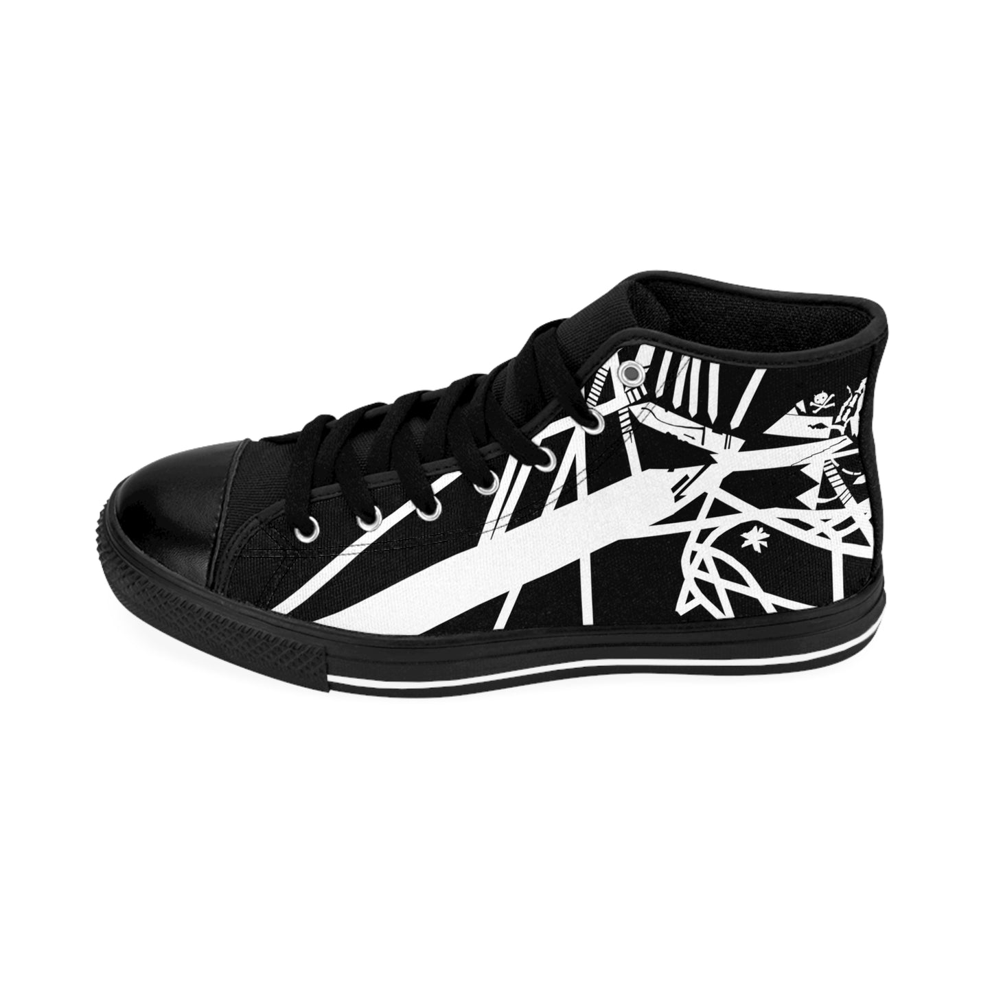 Van Halen 1980 Eddie Van Halen Danelectro/Charvel Star Men's High-top Sneakers Sz. 8-14