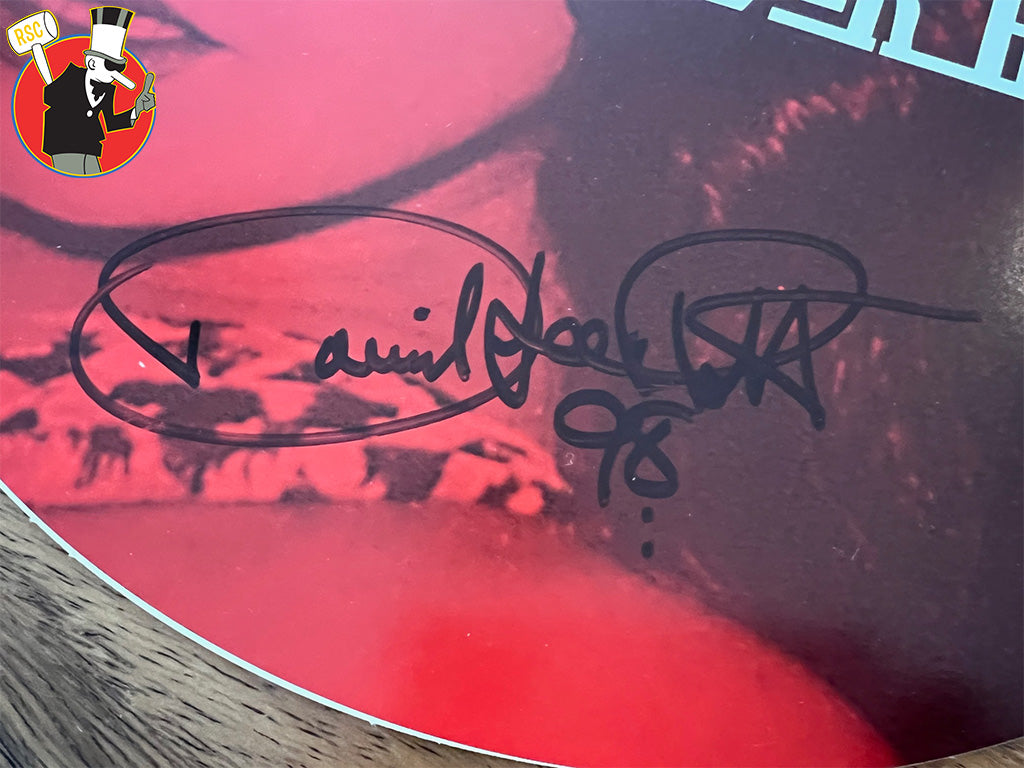 David Lee Roth Autographed DLR Band 2 Sided Promotional Poster