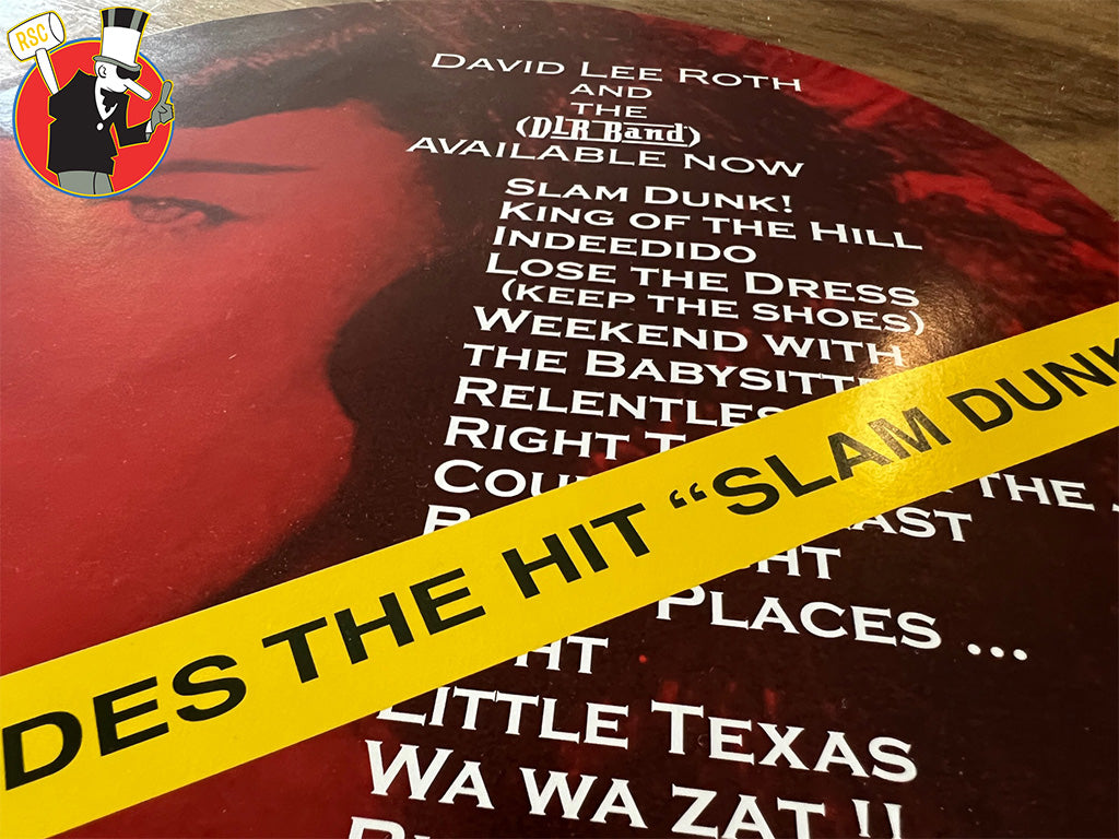 David Lee Roth Autographed DLR Band 2 Sided Promotional Poster