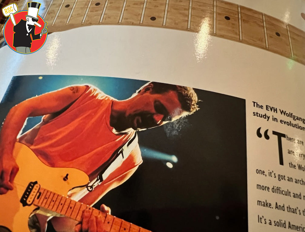 Eddie Van Halen Peavey Wolfgang Promo Foldout 1996