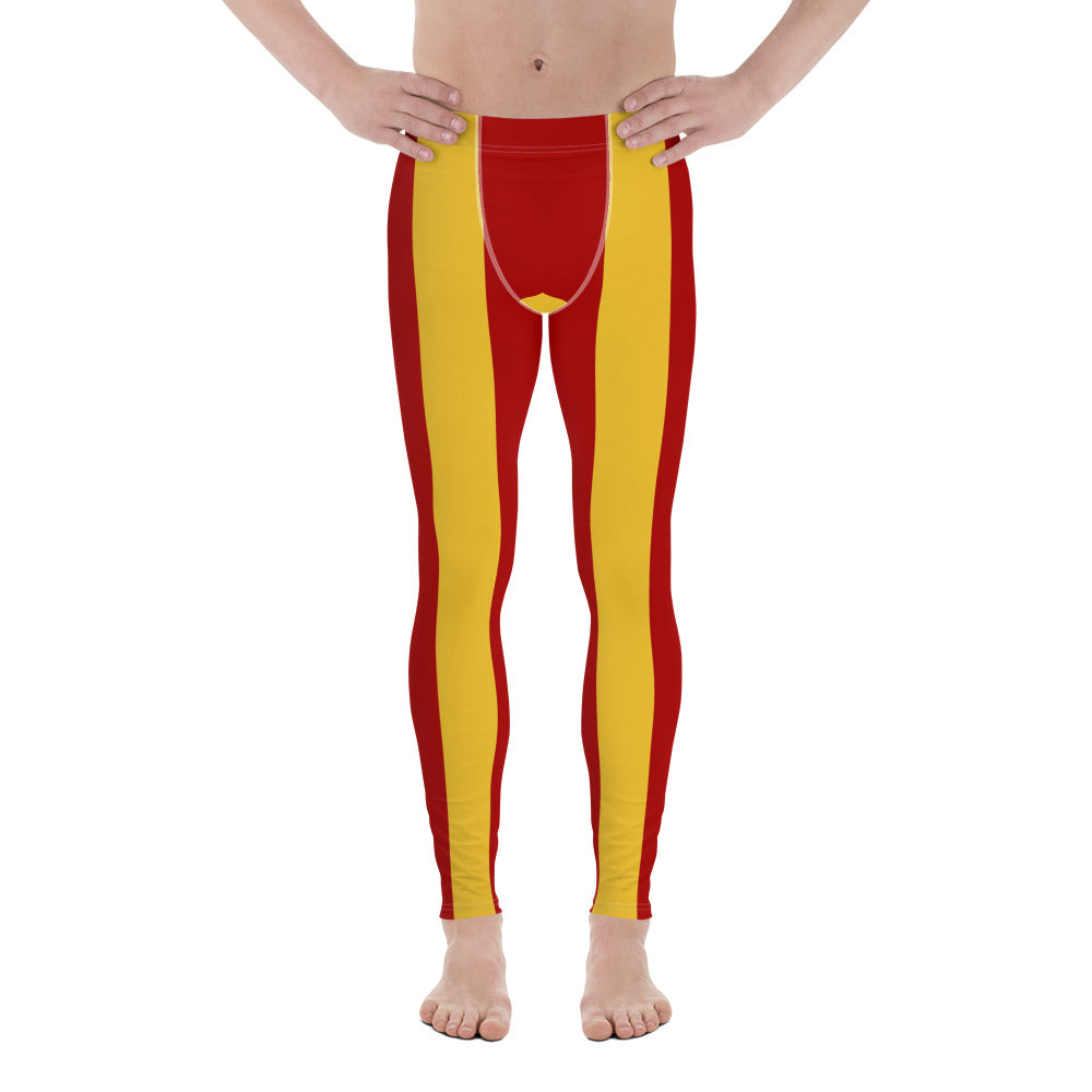 Van Halen David Lee Roth 1983 "Spandex" Gold / Maroon - MEN
