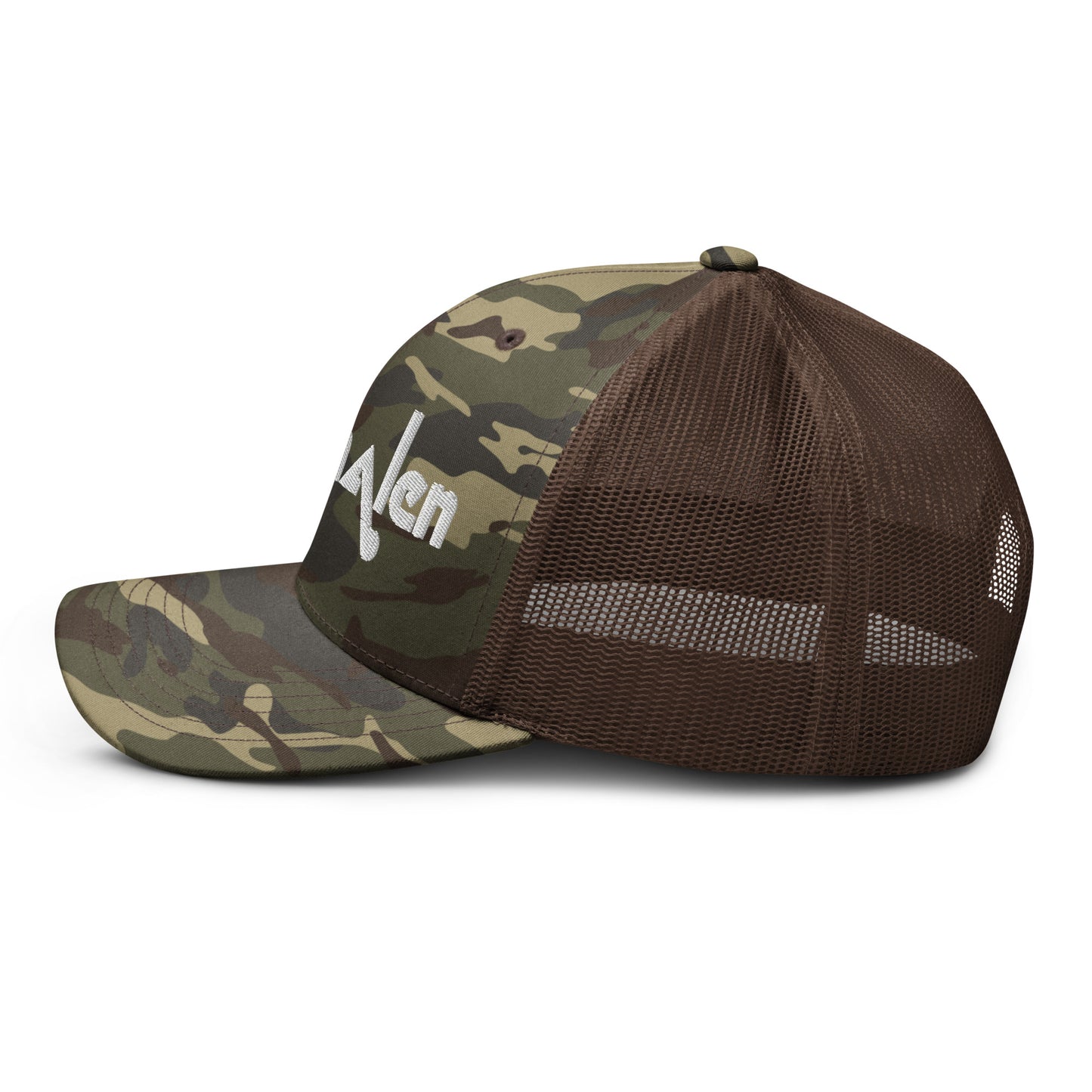 Van Halen ORIGINAL Logo (1974-1978) Retro Camouflage Trucker Hat
