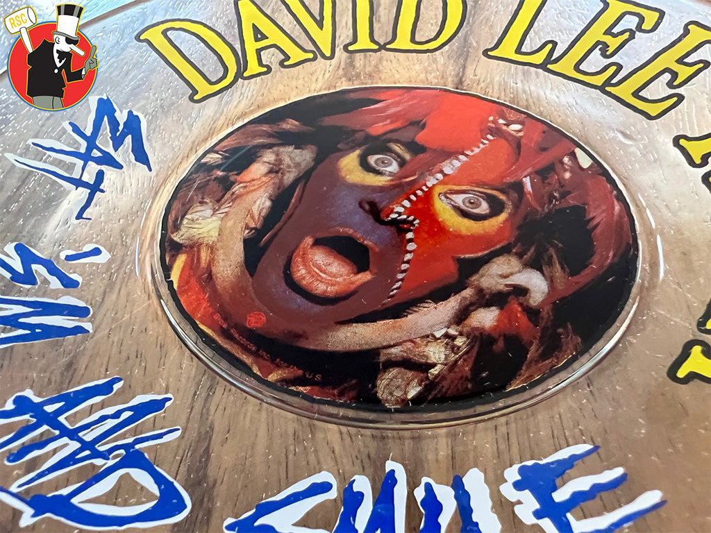 SOLD! David Lee Roth Eat 'Em and Smile Promotional Dining Plate 1986