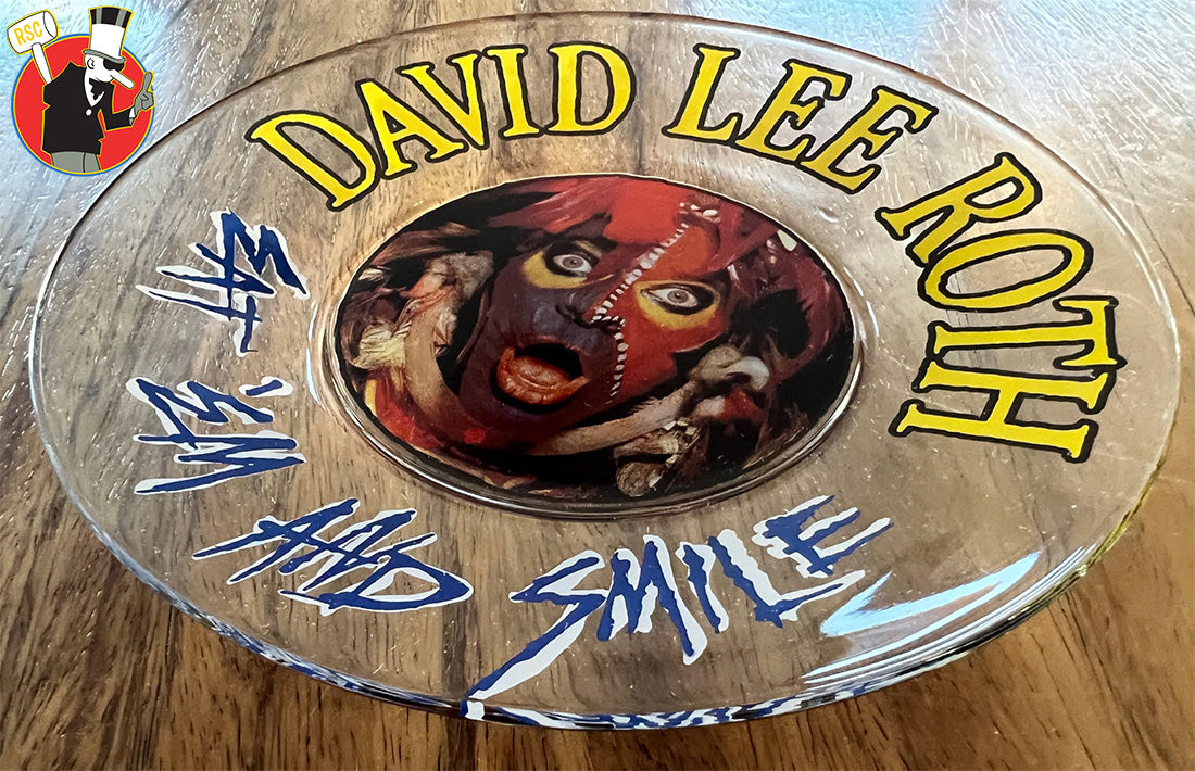 SOLD! David Lee Roth Eat 'Em and Smile Promotional Dining Plate 1986