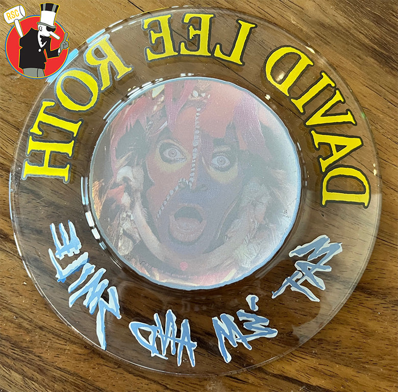 SOLD! David Lee Roth Eat 'Em and Smile Promotional Dining Plate 1986