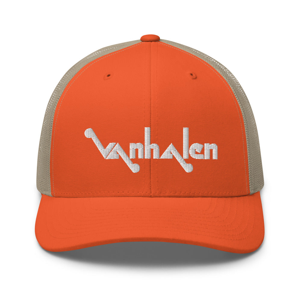 Van Halen ORIGINAL Logo (1974-1978) Retro Trucker Hat / 10 Colors!