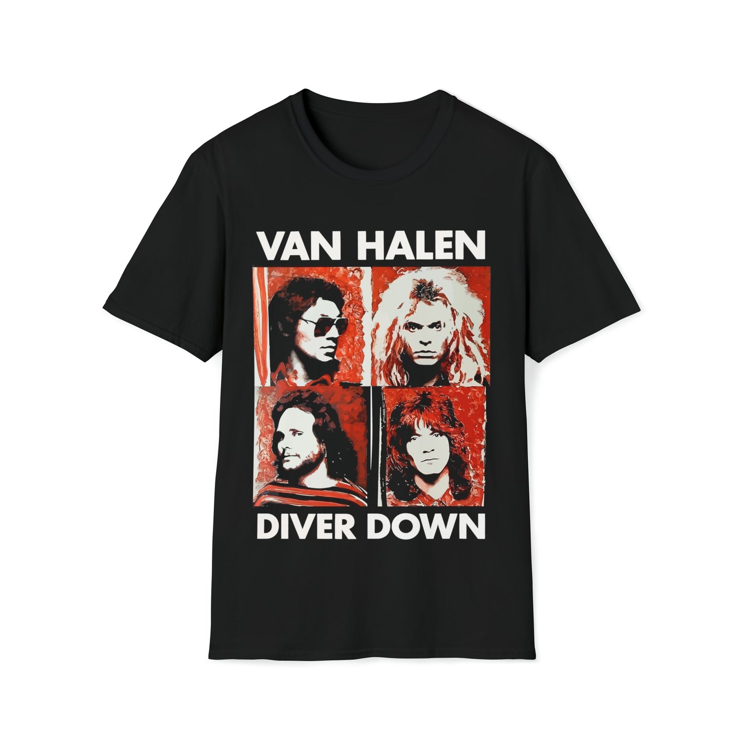 Van Halen 1982 Diver Down Promo Poster T-Shirt NWT Sz. S-3XL