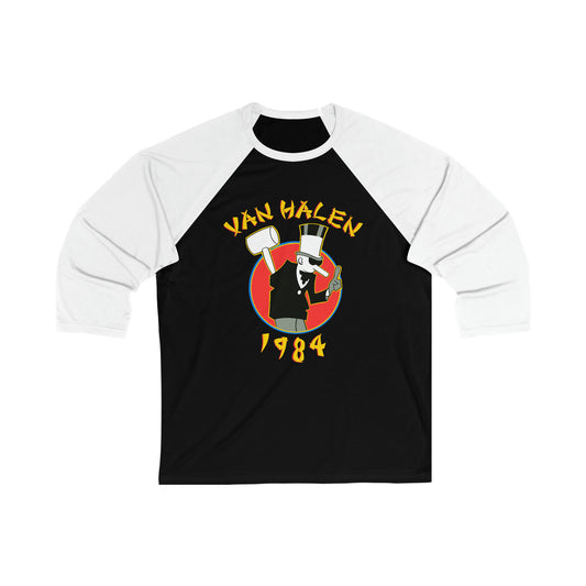 Van Halen 1984 Hammer Guy 3/4 Sleeve Baseball Shirt