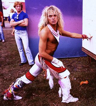 Van Halen David Lee Roth 1981 "Spandex" White - MEN
