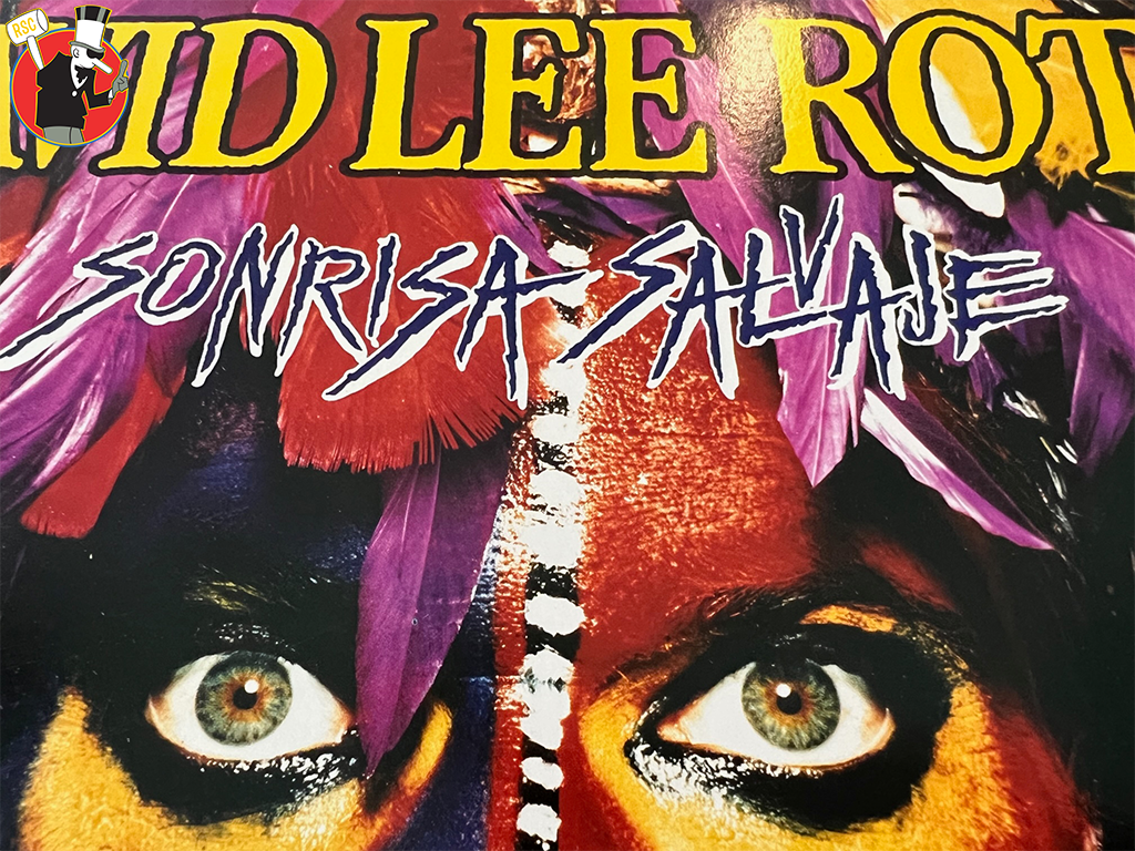 David Lee Roth Sonrisa Salvaje (Wild Smile) Album -Eat 'em & Smile Backstage Pass Vintage 1986