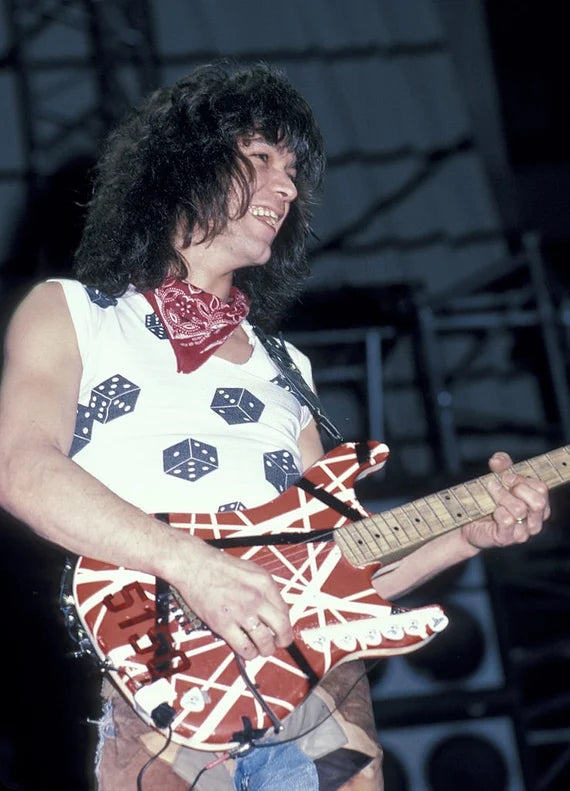 Van Halen Eddie Van Halen 1984 Dice Men's Slip-Ons Sz. 5-13