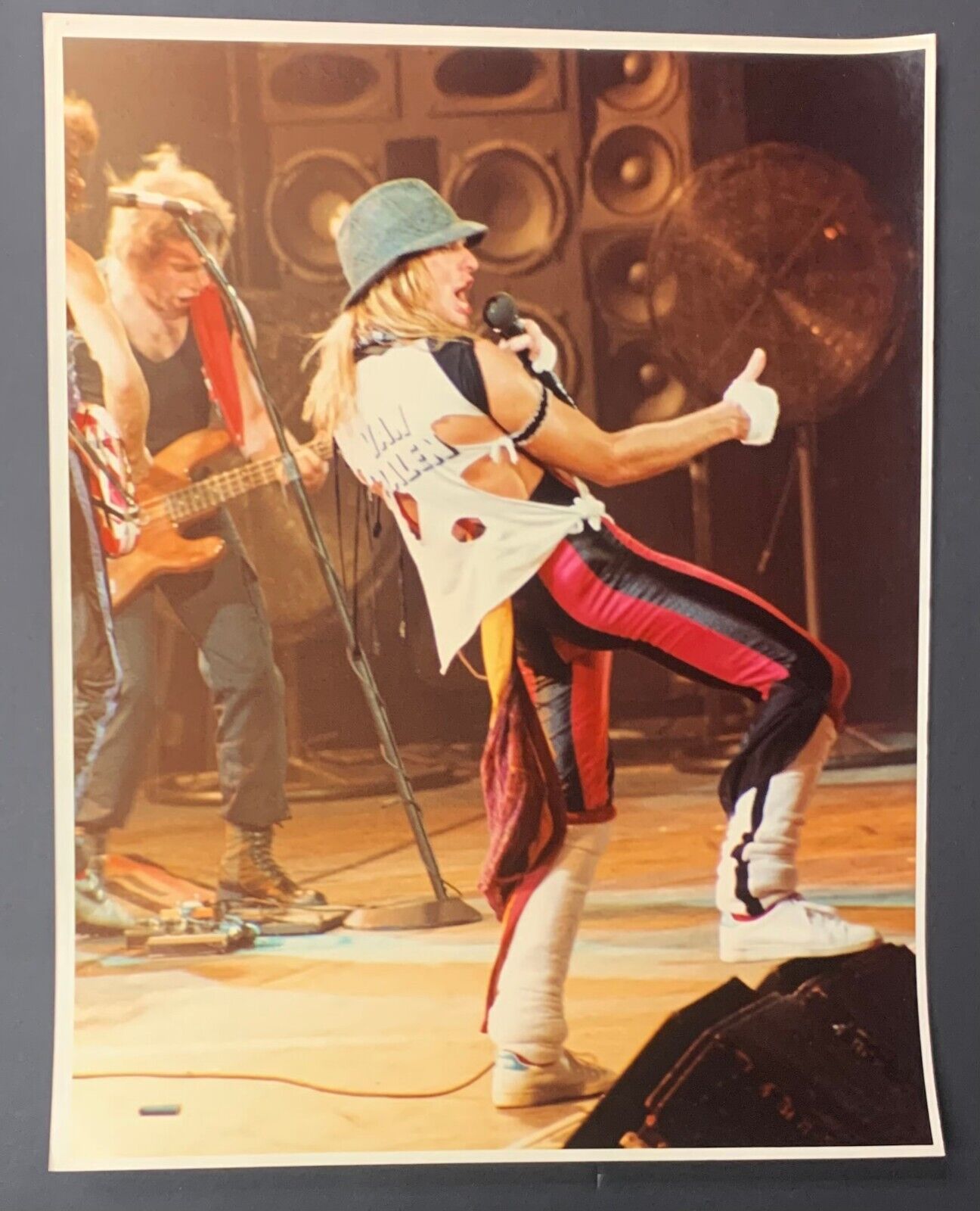 Van Halen David Lee Roth 1980 "Spandex" Black/Yellow or Black/Pink - MEN