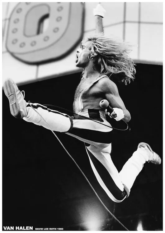 Van Halen David Lee Roth 1980 "Spandex"  Pink/Black or Yellow/Black